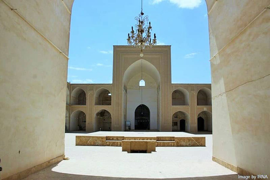 The porch of Jameh Mosque of Abarkooh
