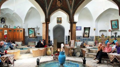 Traditional bath of Kashan Bazaar