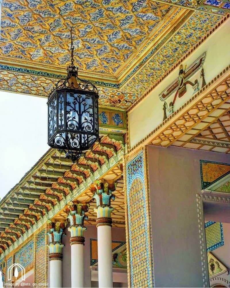 Ceiling Decoration of Afif Abad Mansion