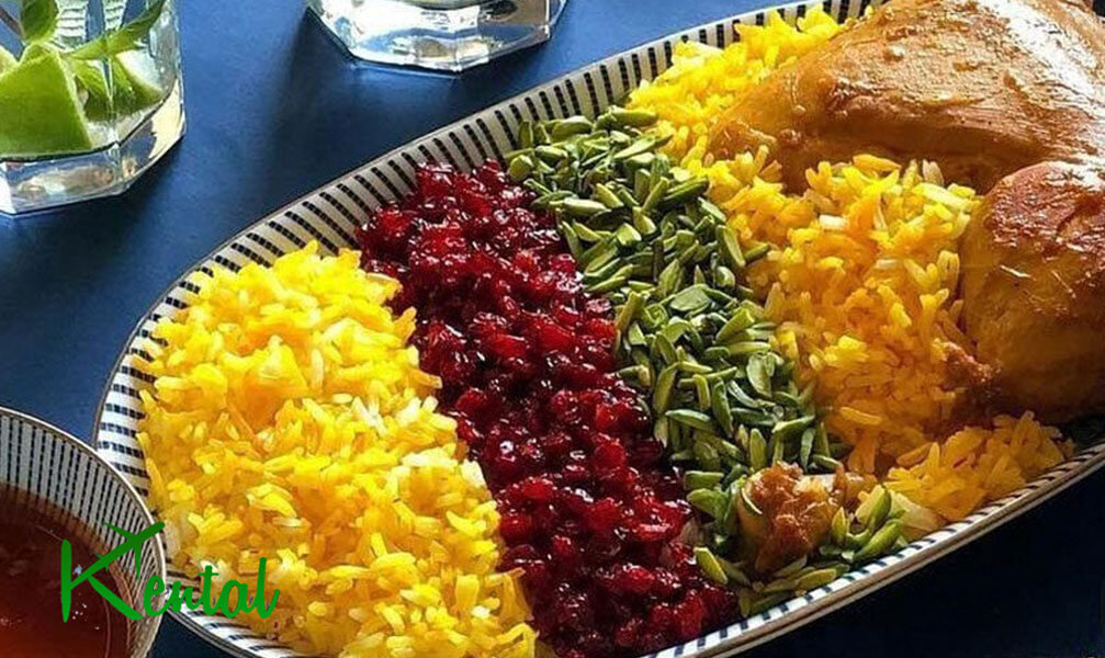 Ingredients of unique Iranian foods in one dish