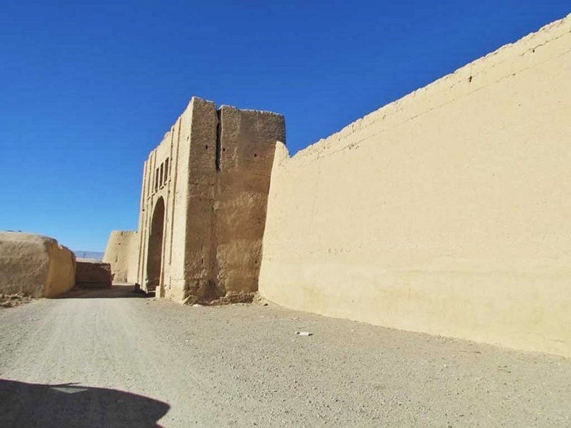 Gate of Haji Khan Castle in EsfandAbad