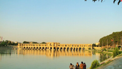 Tourist attractions of Isfahan: Khaju Bridge of Isfahan