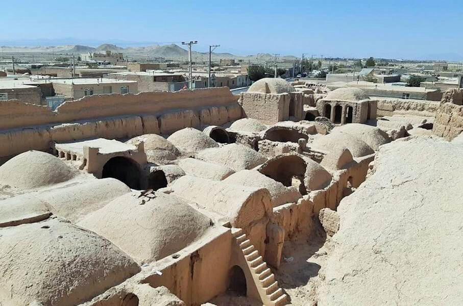 View of Roofs in Shahrasb Village