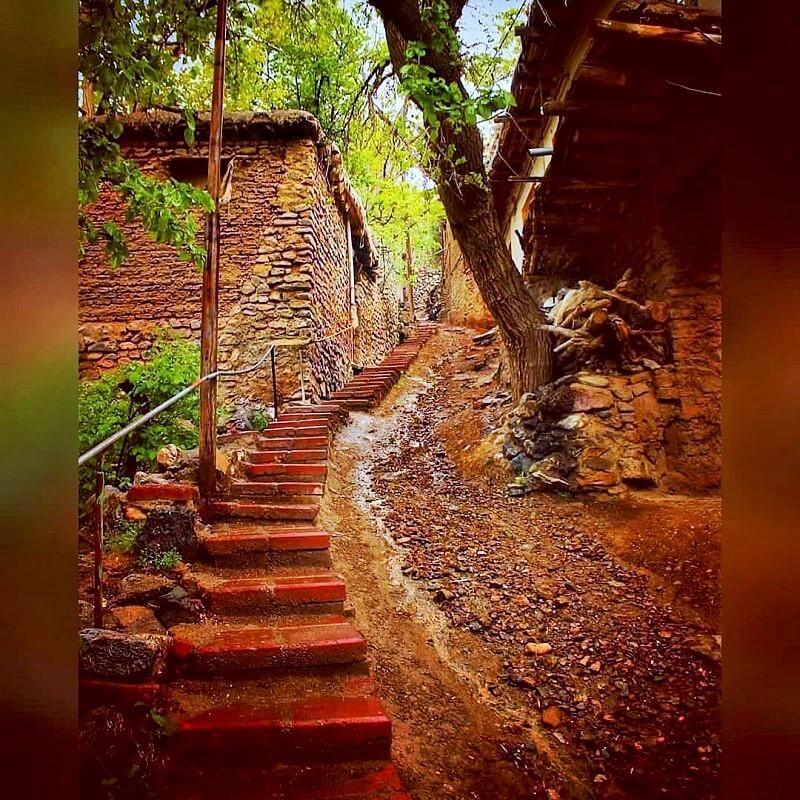 The alleys of Buzhan village