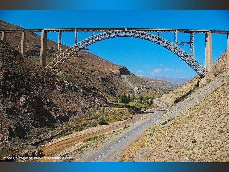 The Ghotour Bridge on the Trans-Iranian Railway