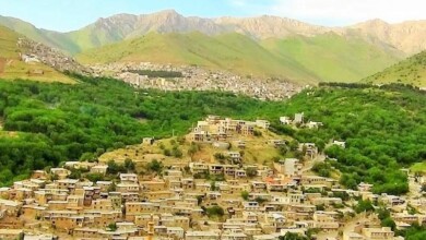 aerial view of the cultural landscape of Uramanat