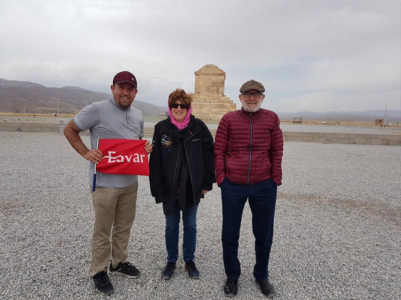 Tourists visiting Iran on a private tour