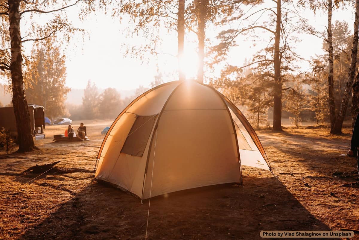 Tips for setting up a tent in nature