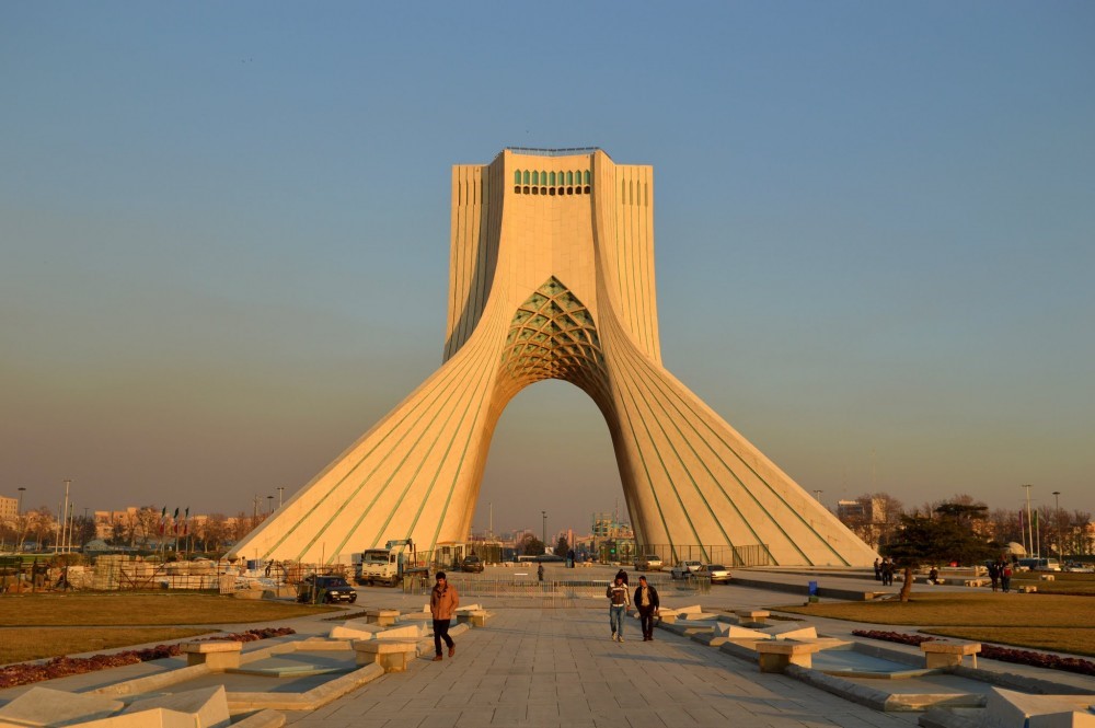 encounter cultural splendors at Azadi Tower