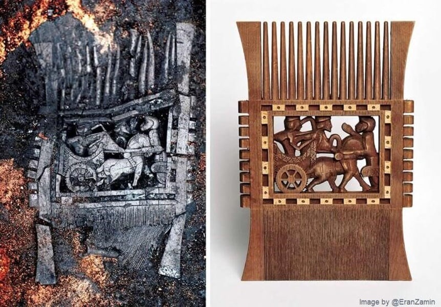 Achaemenid era Iranian handicrafts, a wooden comb