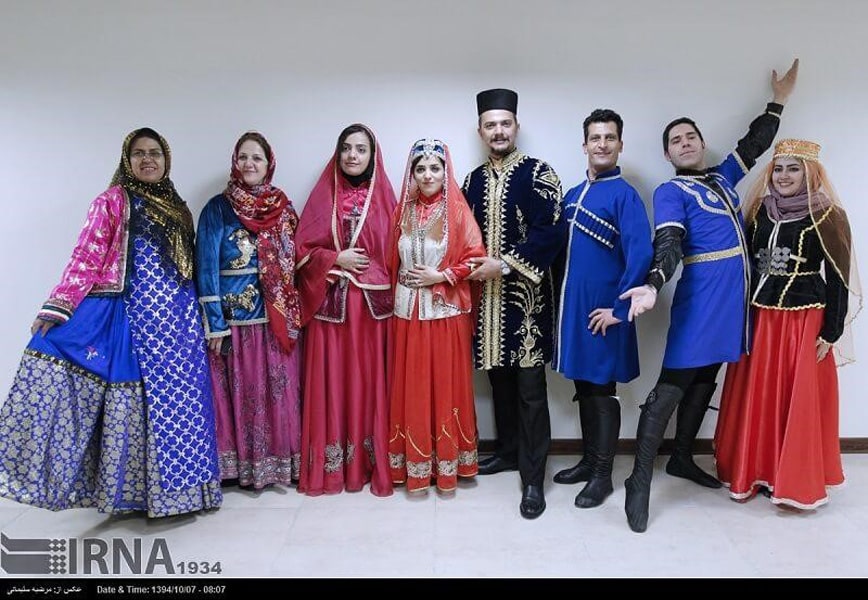 Ethnic clothing is one of Iranian handicrafts
