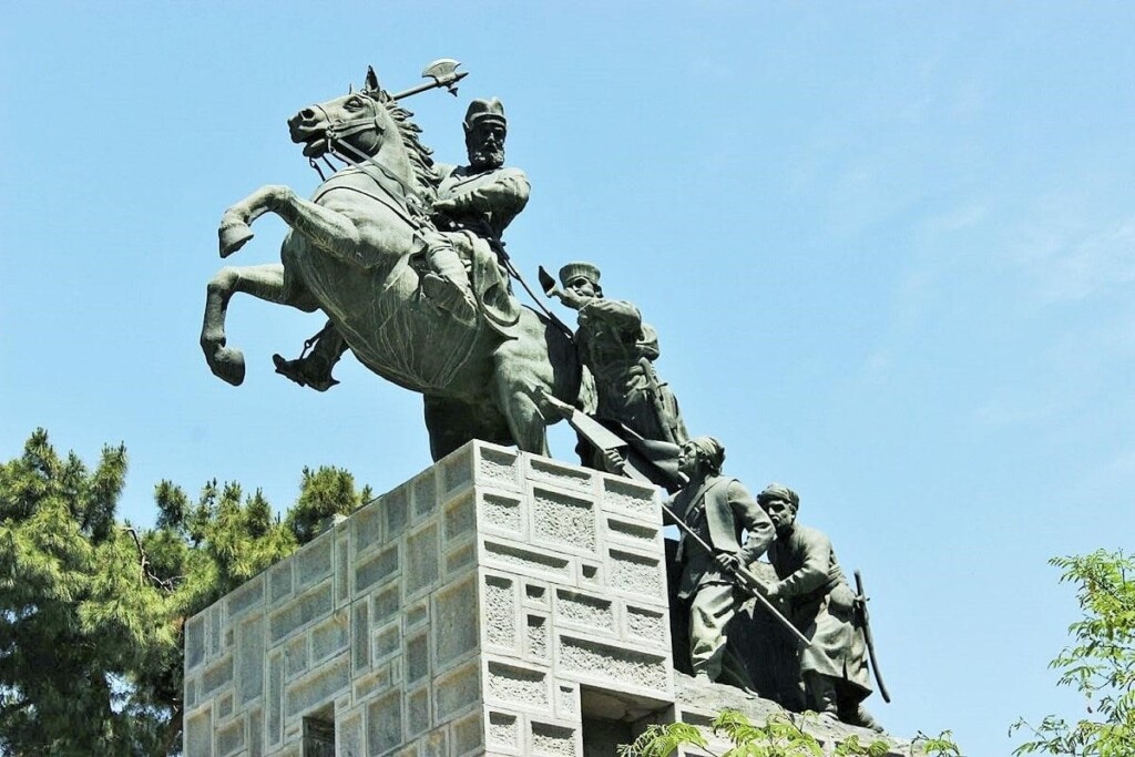 Tomb of Nader Shah Afshar in Naderi Garden Complex in Mashhad