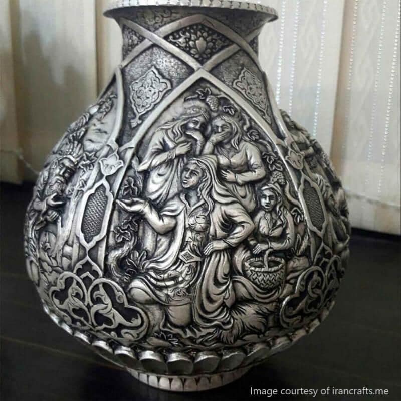 Iran Handicrafts; Toreutics or engraving on metal