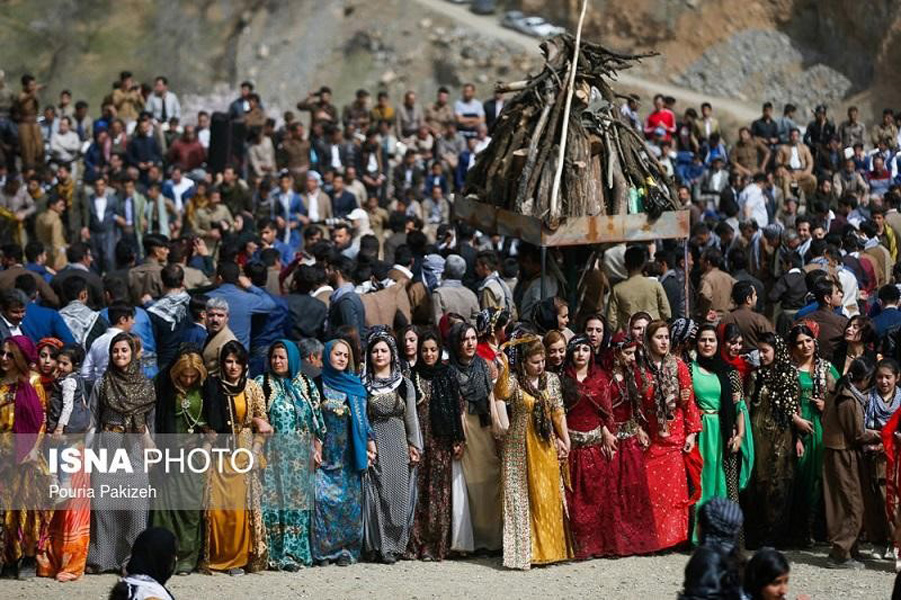 Traditional Nowruz ceremony, a village in Kurdistan