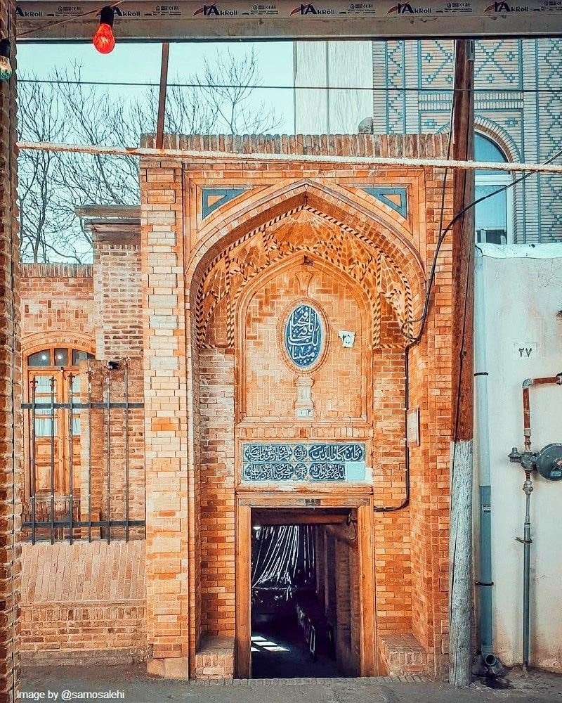The main entrance of Tavakoli house in Mashhad
