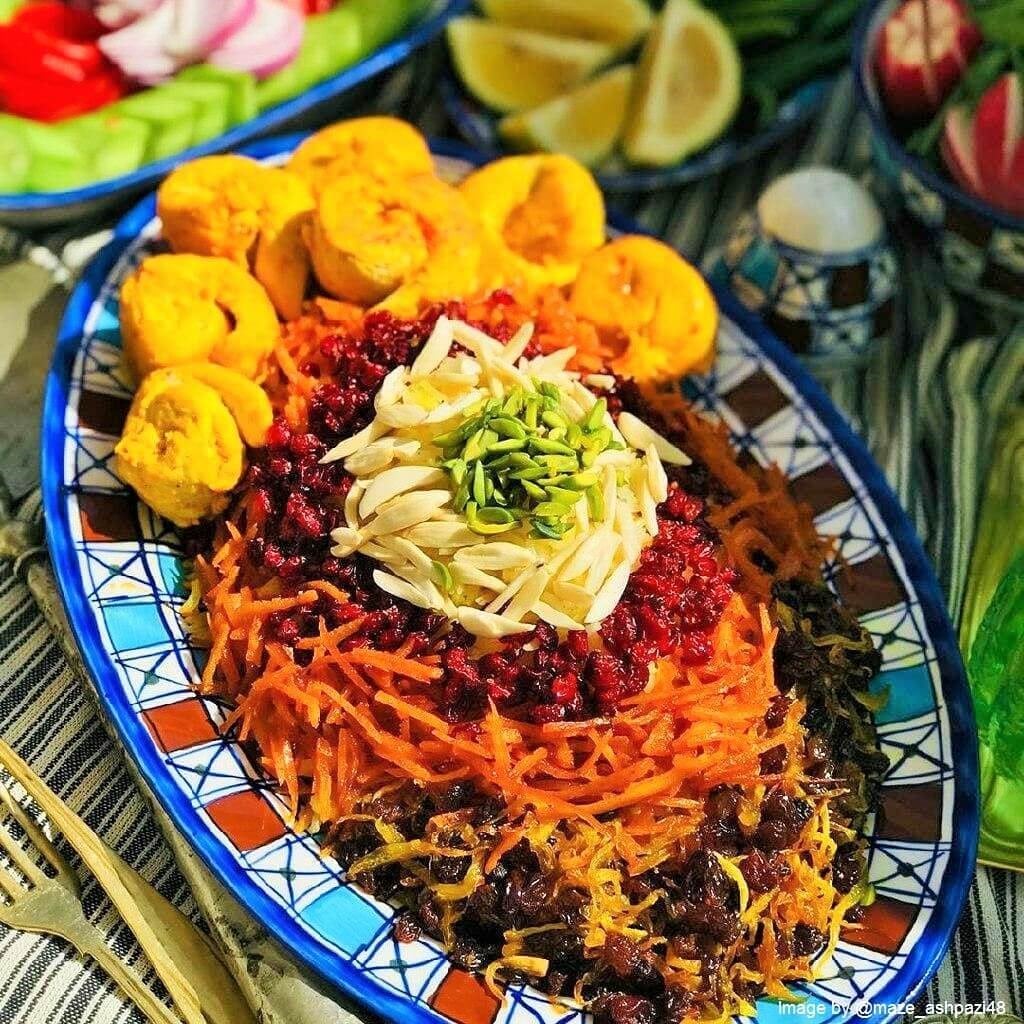 Ethnic food in Iran, Morassa’ Polo