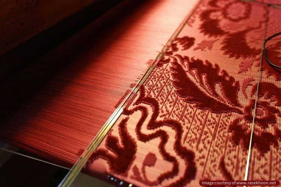 Velvet weaving in different regions of Iran