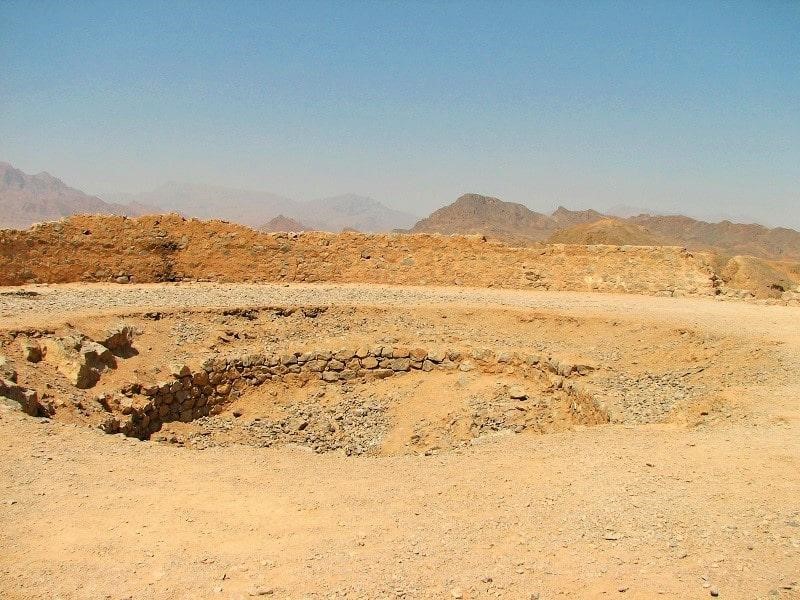 A view of Astodan in Zoroastrian Crypt