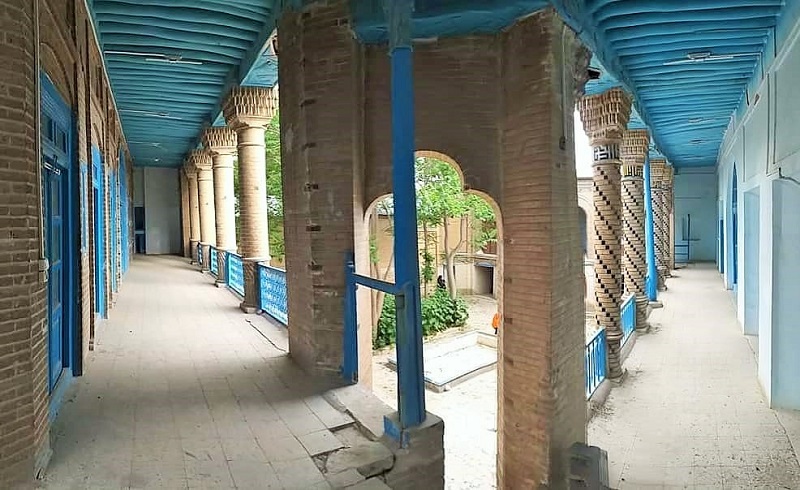 Kermanshah tourist attractions; courtyard of the Khajeh Baruch house
