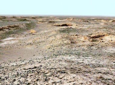 A view of Tal-e Atashin in Darstan