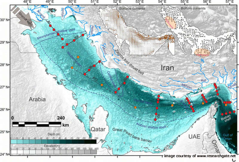 Map of the Persian Gulf Countries | Destination Iran