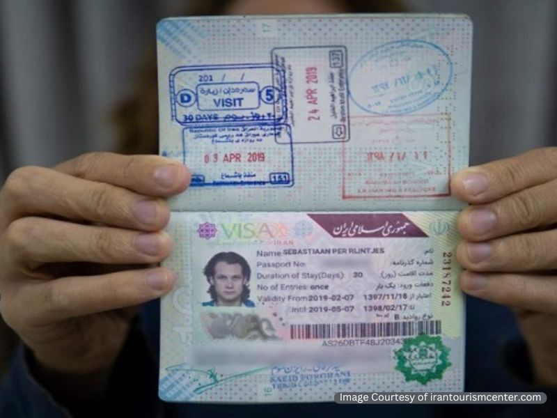 Iran Visa Stamp