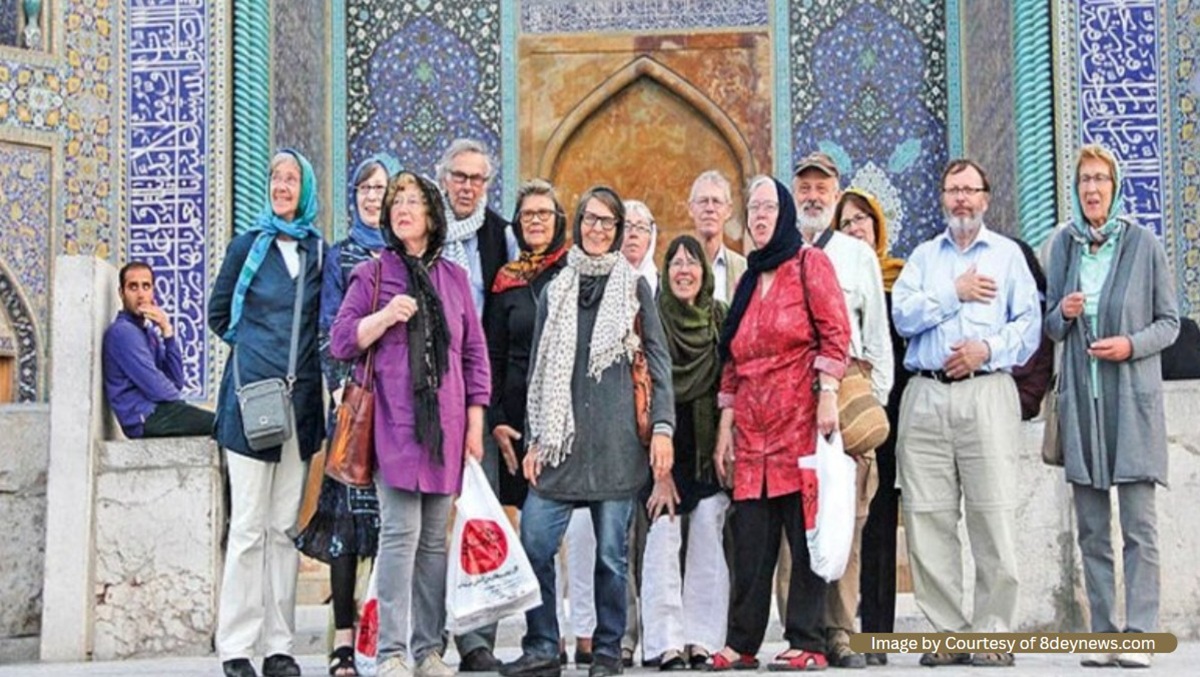 Tourists in Iran