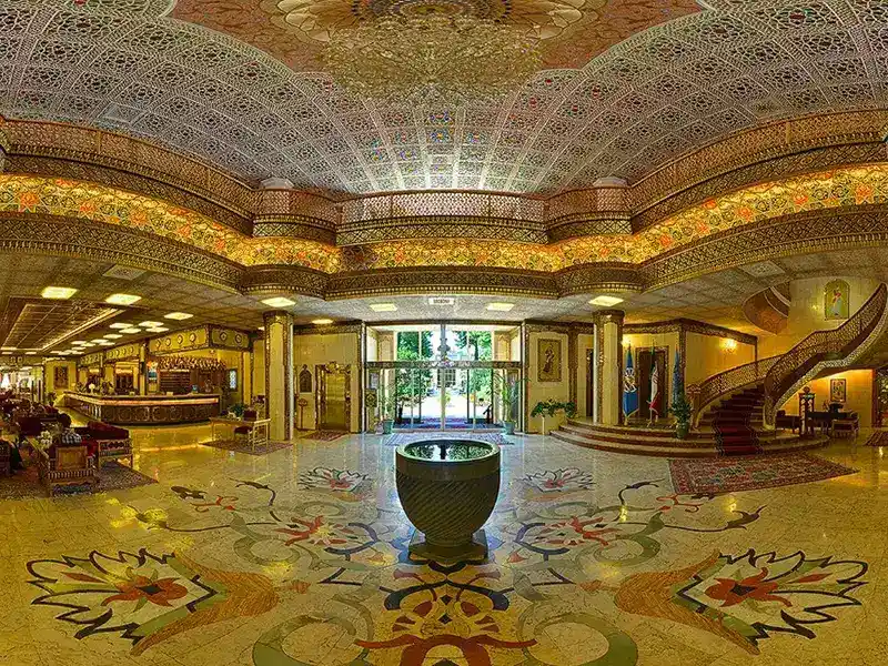 Hotel lobby in Isfahan
